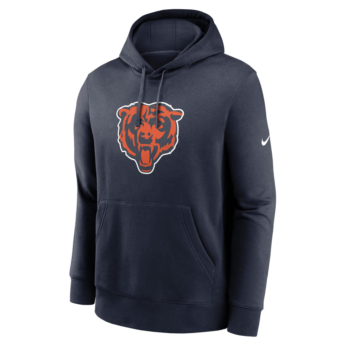 Chicago Bears Nike Navy Club Fleece Hoodie