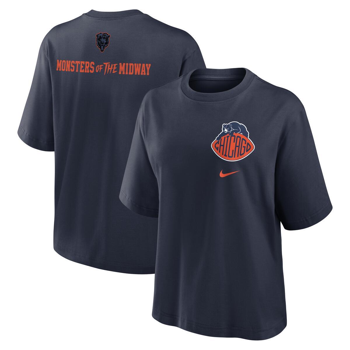 Chicago Bears Nike Women's Rivalry Boxy Tee