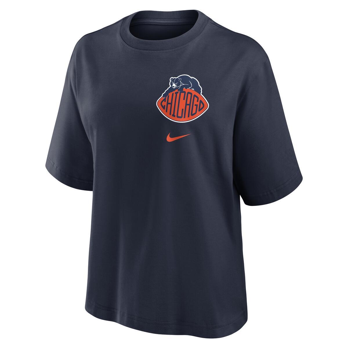 Chicago Bears Nike Women's Rivalry Boxy Tee
