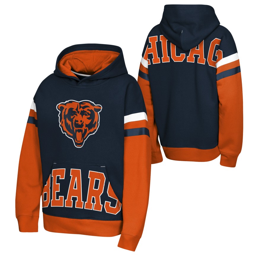 Chicago Bears Pass Rush Youth Fleece Hoodie