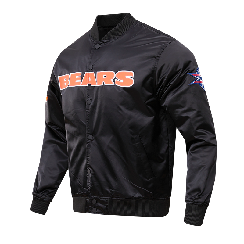 Chicago Bears Pro Standard Black Classic Satin Jacket – Clark