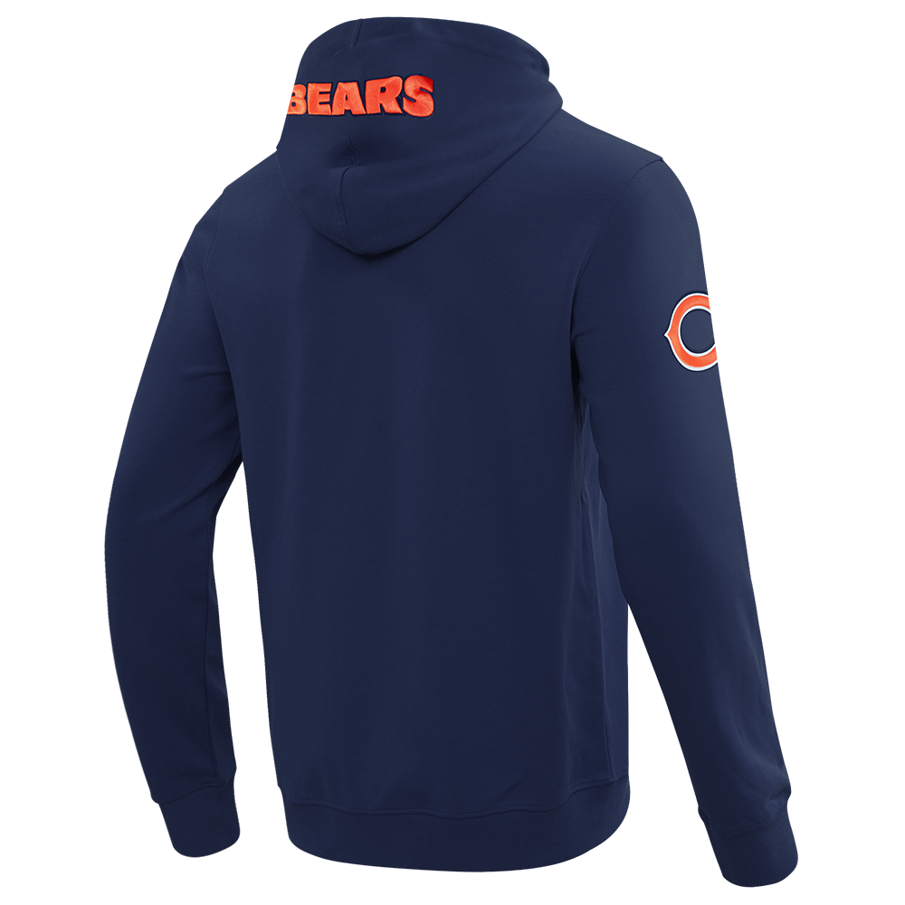 Chicago Bears Pro Standard Navy Full Zip Wind Suit Hoodie
