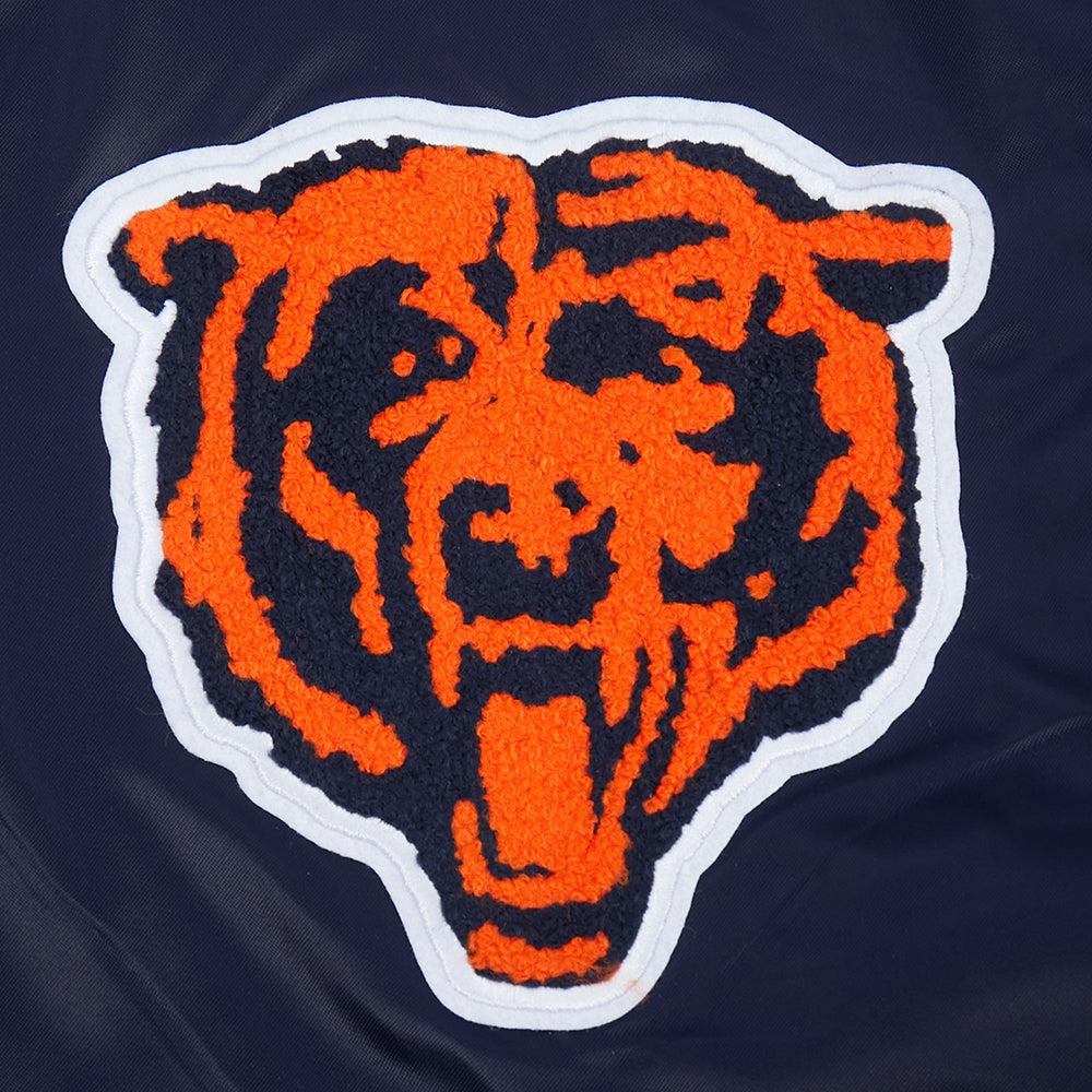 Chicago Bears Pro Standard Navy Satin Retro Classic Jacket