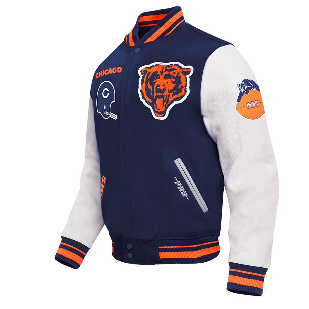 Chicago Bears Pro Standard Navy Varsity Retro Classic Jacket