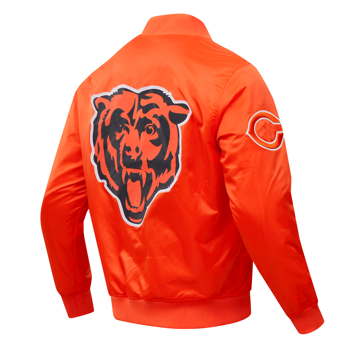 Chicago Bears Pro Standard Orange Classic Satin Jacket – Clark Chicago Bears Pro Standard Orange Classic Satin Jacket – Clark