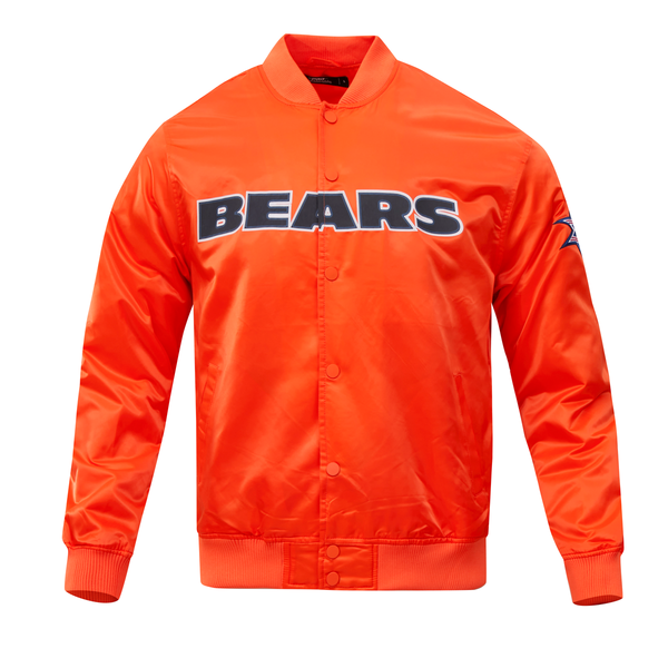 Chicago Bears Pro Standard Orange Classic Satin Jacket – Clark Chicago Bears Pro Standard Orange Classic Satin Jacket – Clark
