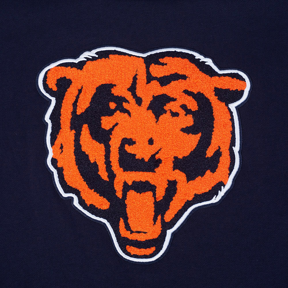 Chicago Bears Pro Standard Women's Midnight Mashup Ribbed Crewneck Sweatshirt