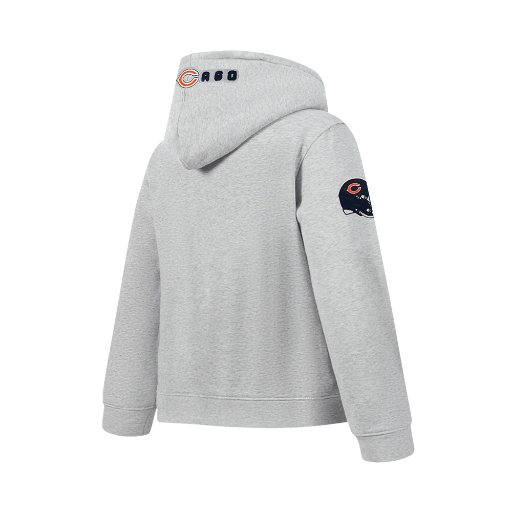 Chicago Bears Pro Standard Youth Grey Classic Chenille Fleece Hoodie