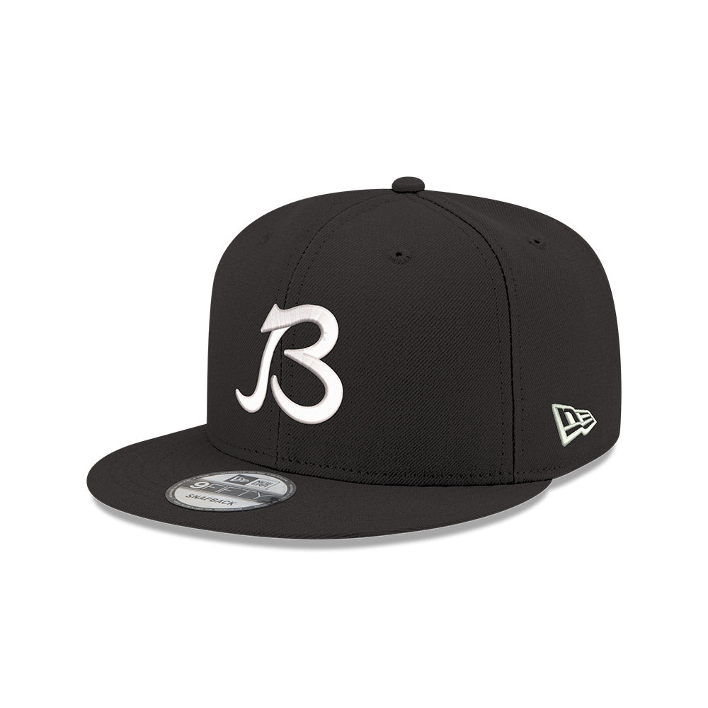 Chicago Bears Script B New Era 9FIFTY Black Snapback Hat – Clark