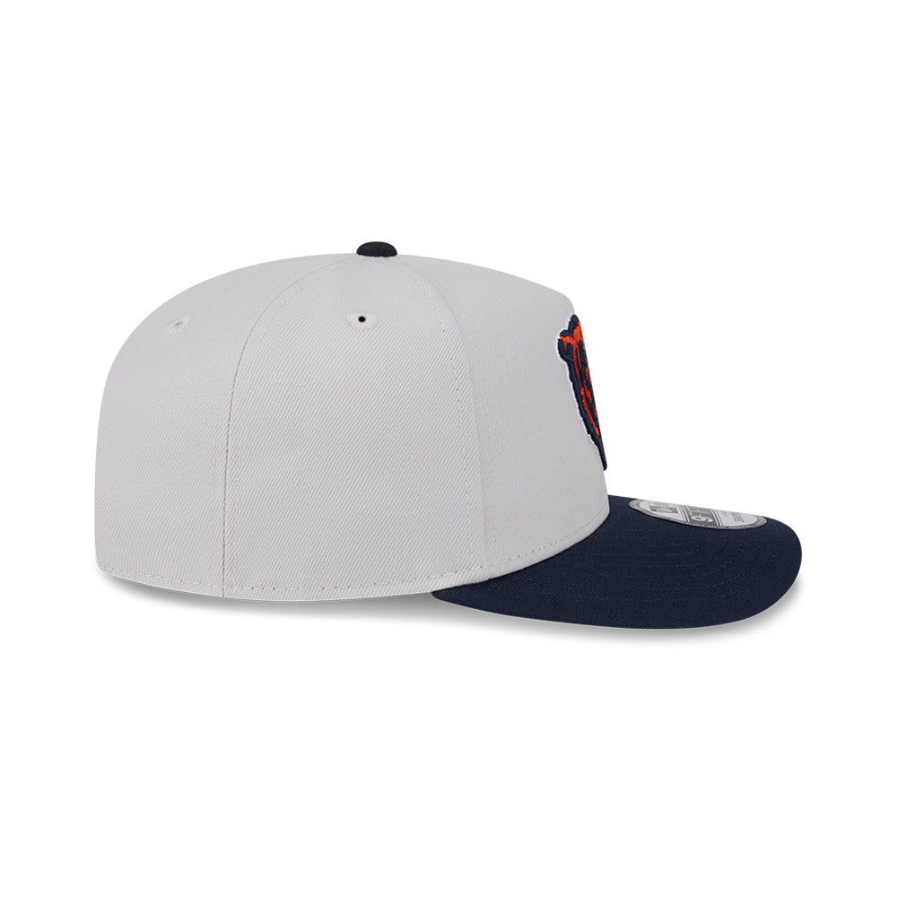 Chicago Bears Stone/Navy Curve New Era 9FIFTY A-Frame Adjustable Hat