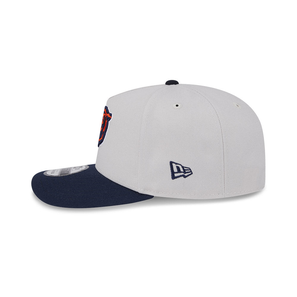 Chicago Bears Stone/Navy Curve New Era 9FIFTY A-Frame Adjustable Hat