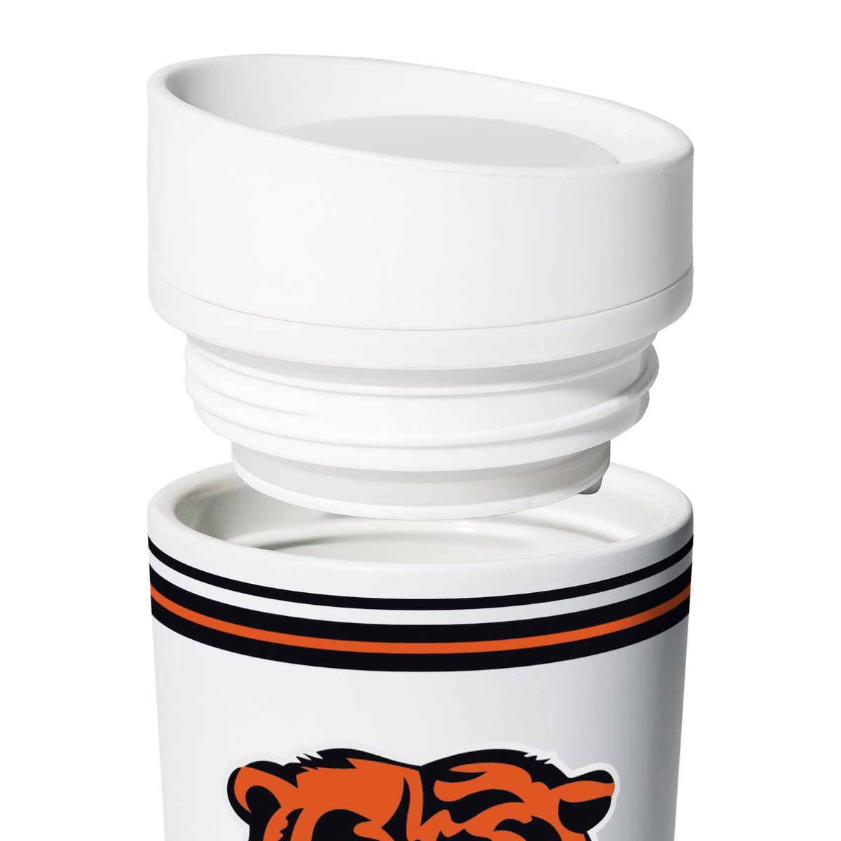 Chicago Bears White 20 oz. Ceramic Push Lid Tumbler
