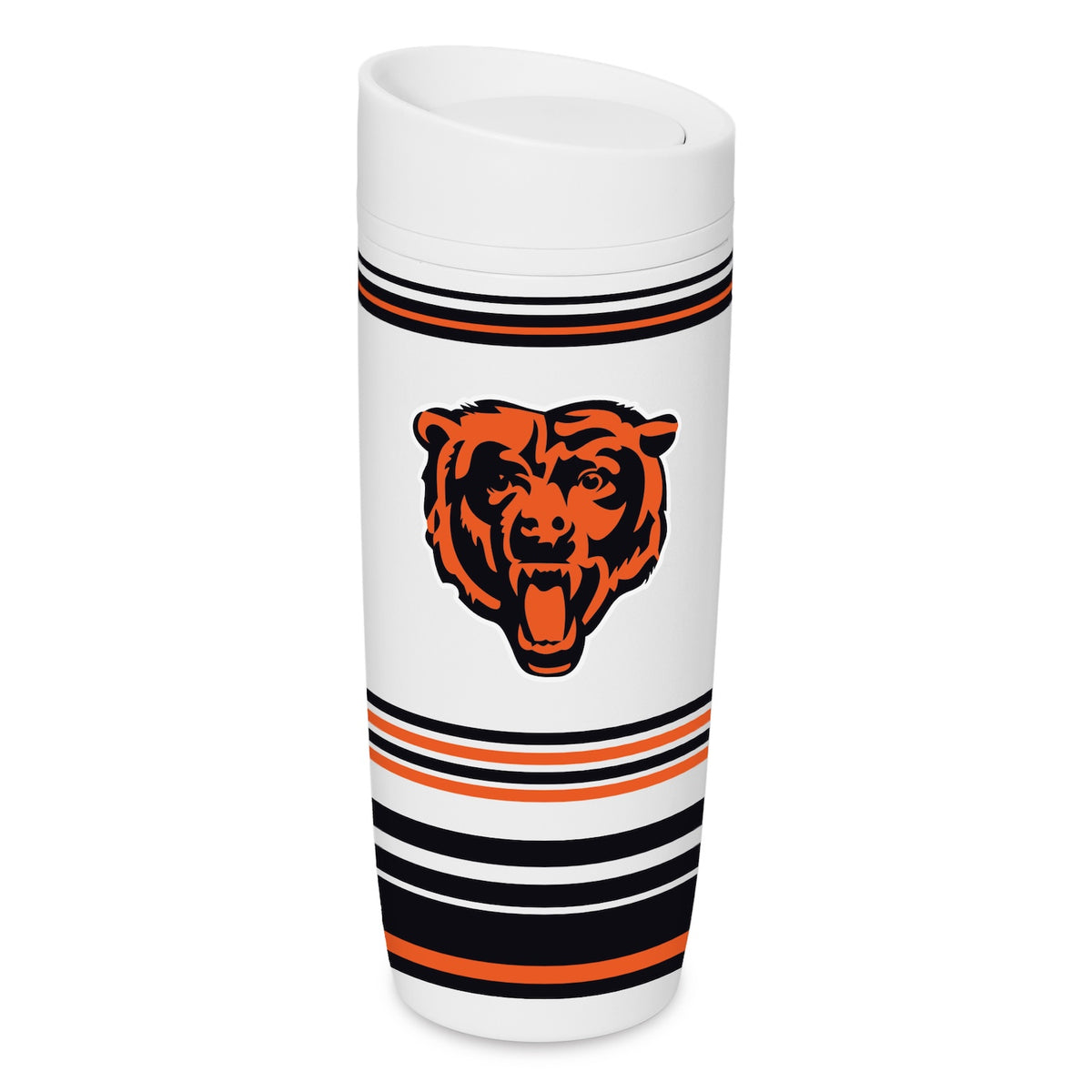 Chicago Bears White 20 oz. Ceramic Push Lid Tumbler