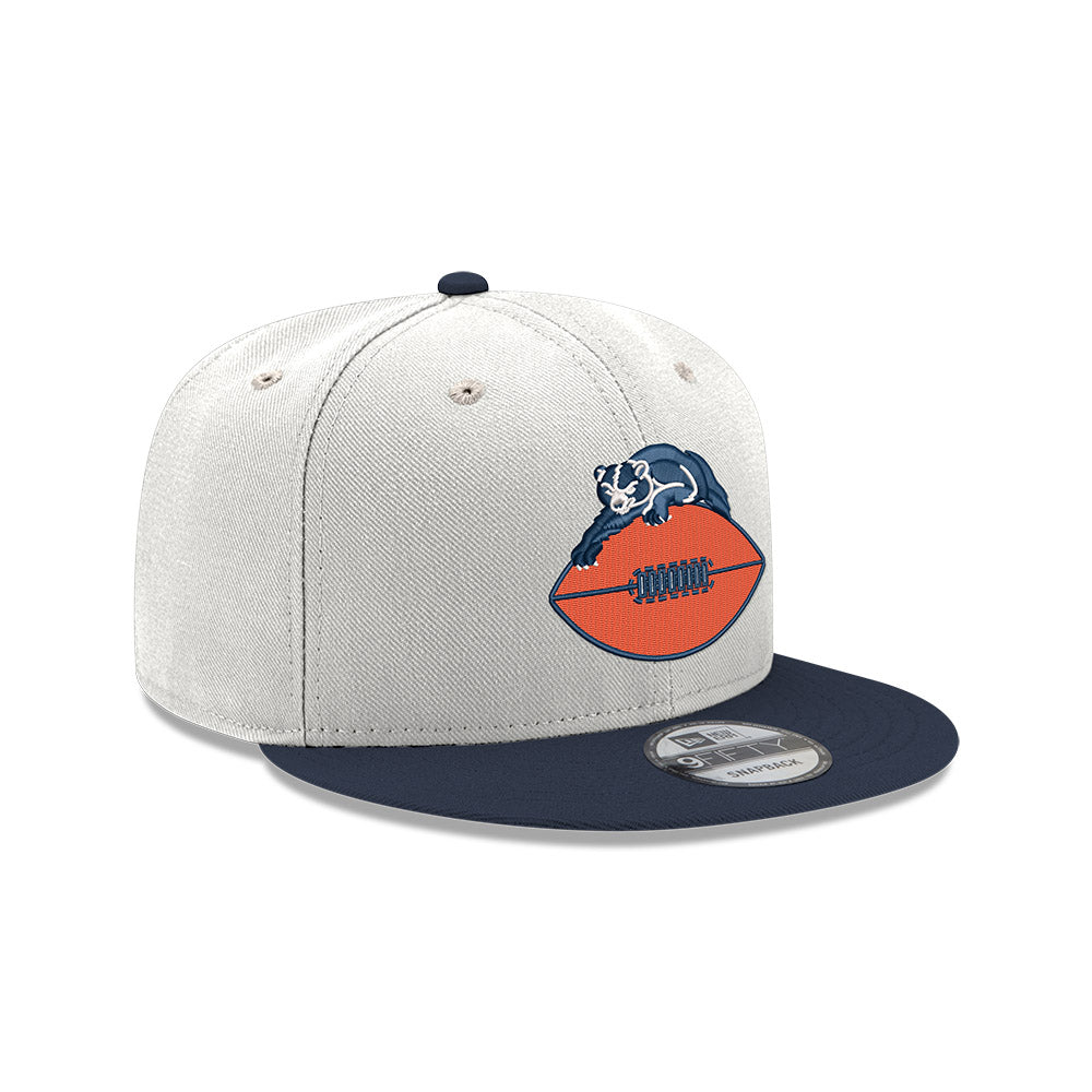 Chicago Bears White/Navy Retro New Era 9FIFTY Snapback Hat
