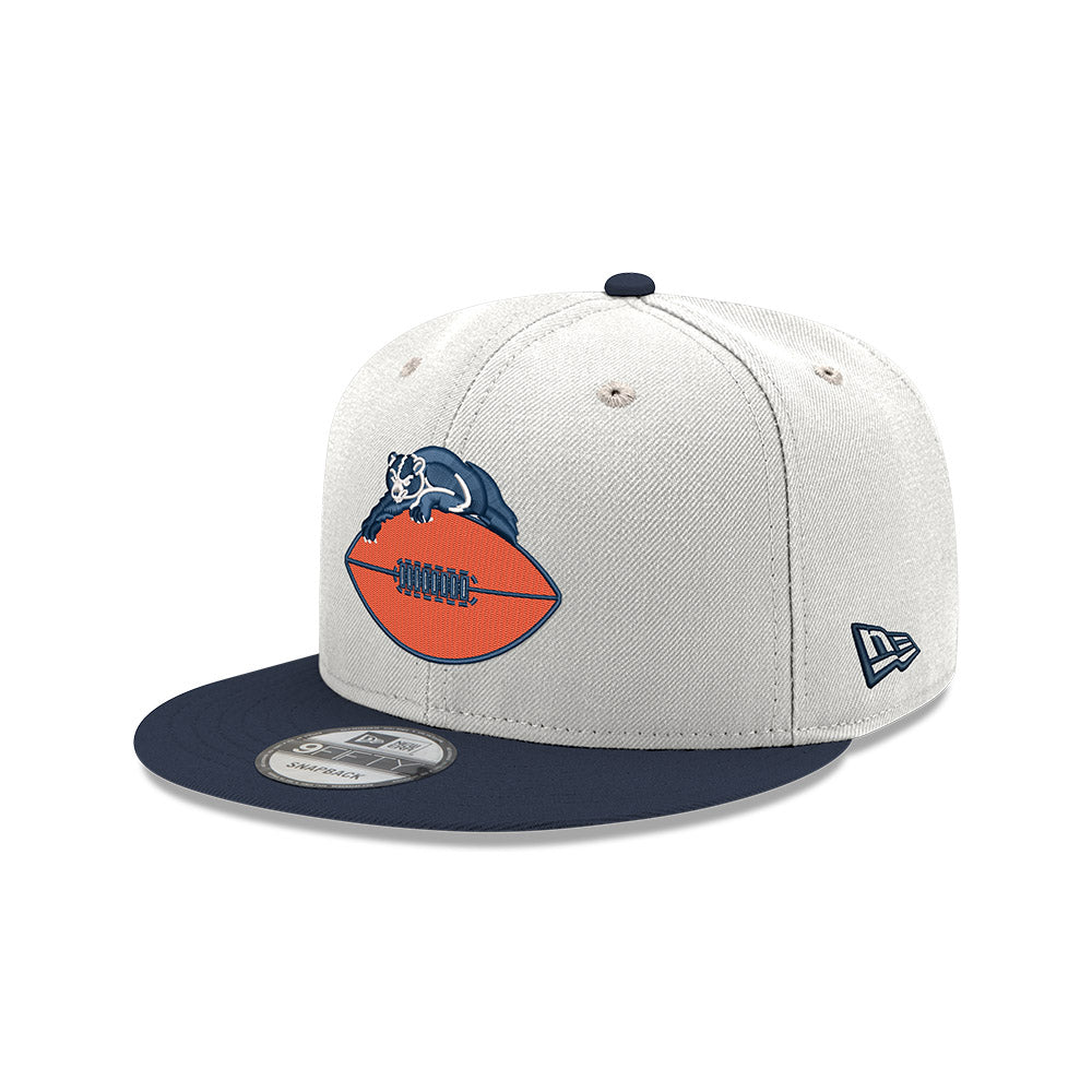Chicago Bears White/Navy Retro New Era 9FIFTY Snapback Hat
