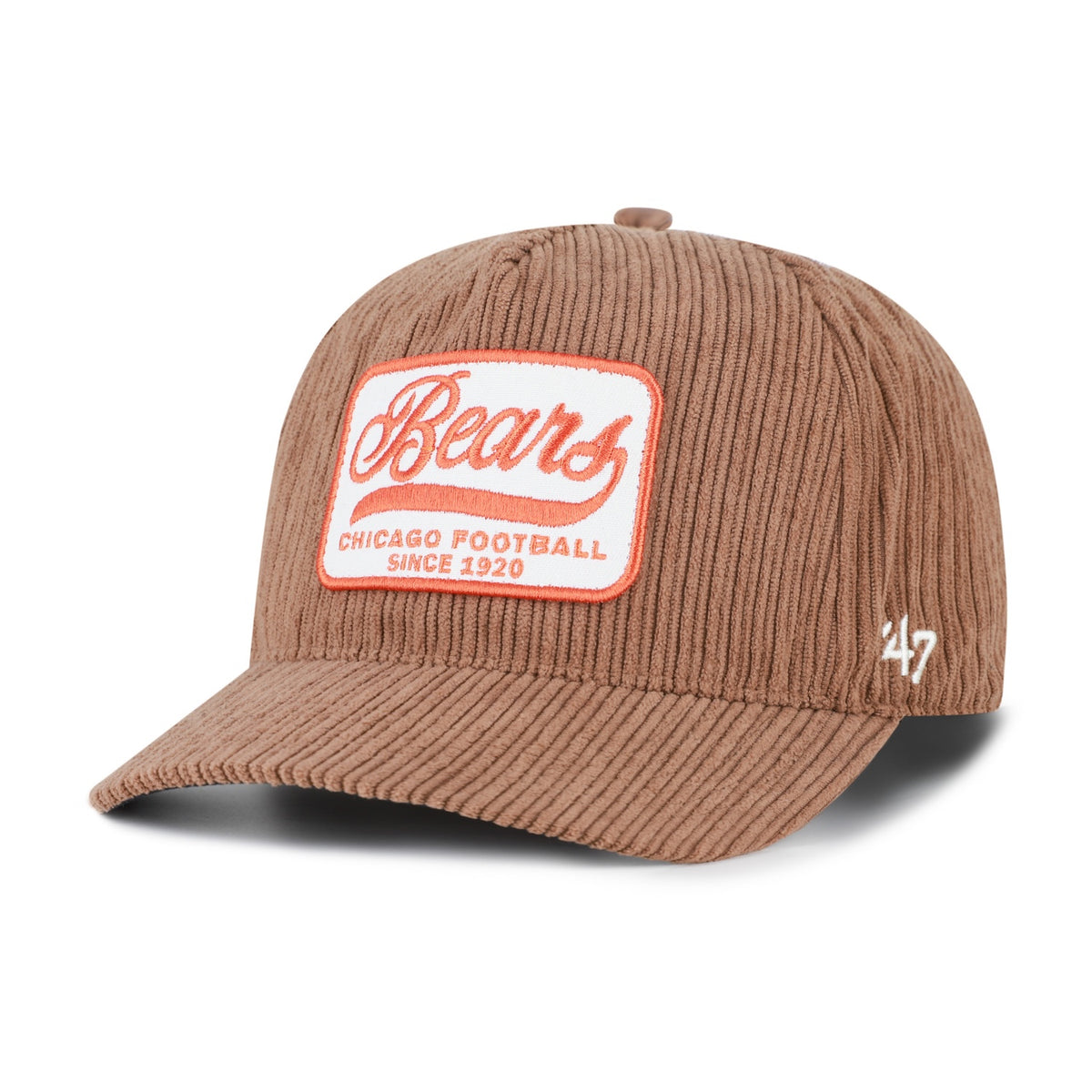 Chicago Bears '47 Corduroy Patch Hitch Adjustable Hat