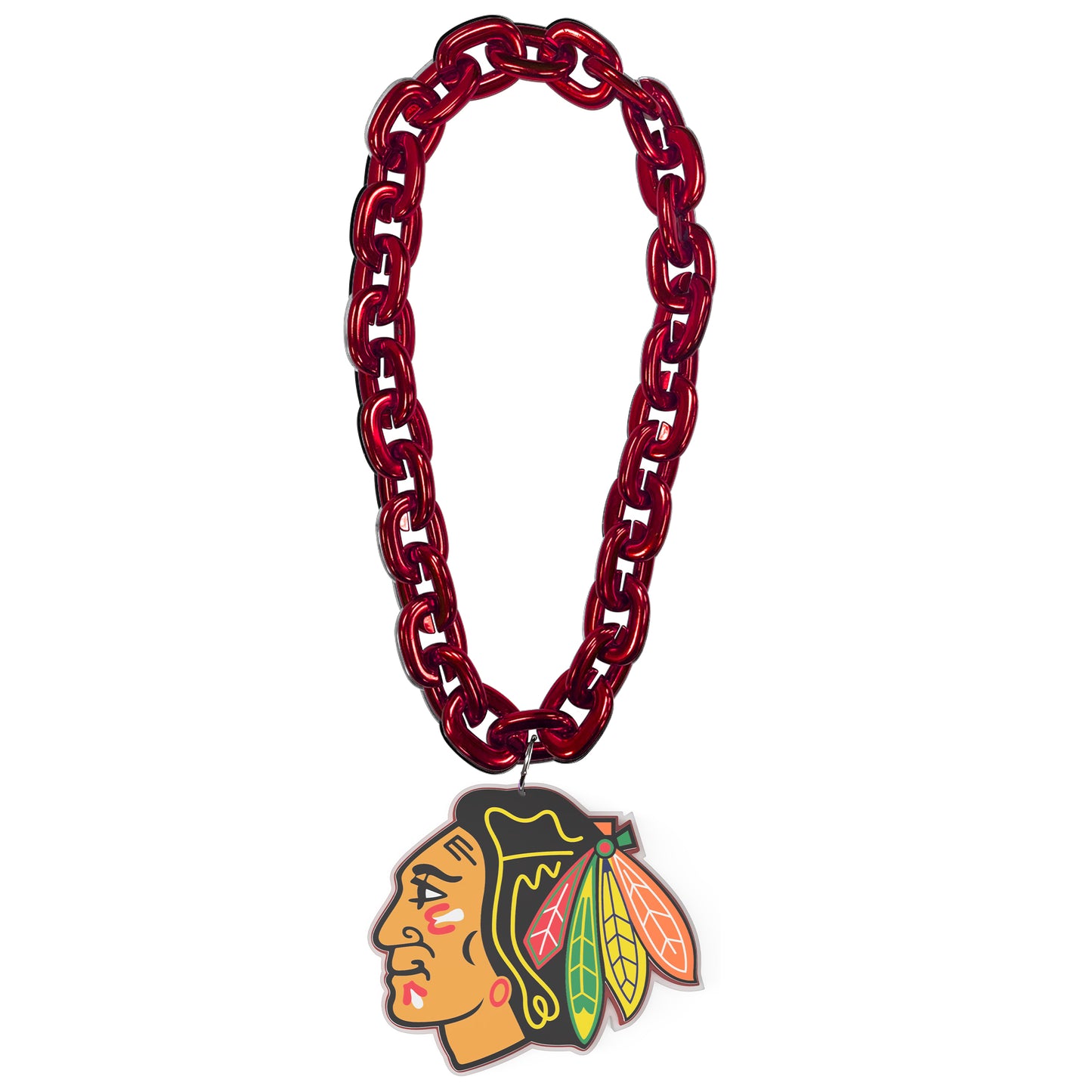 Chicago Blackhawks Fan Chain Red