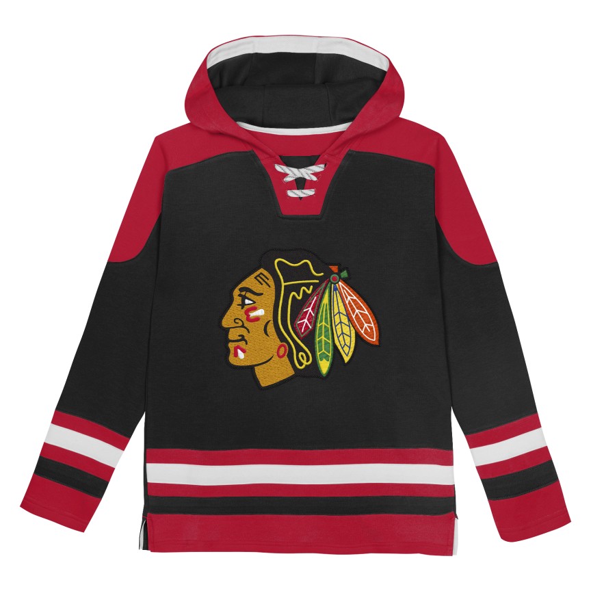 Chicago Blackhawks Black Prime Fleece Toddler Hoodie