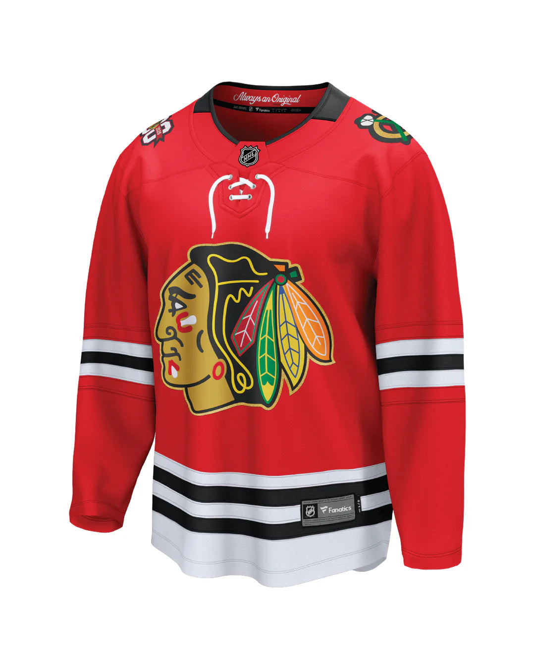 Chicago Blackhawks Centennial Fanatics Breakaway Replica Home Jersey