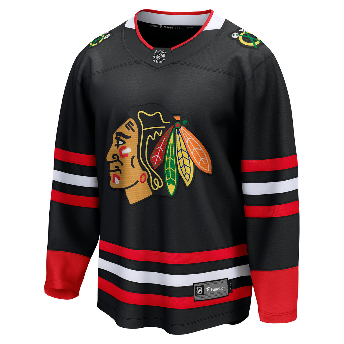 Chicago Blackhawks Fanatic Men's Alternate Black Breakaway Jersey