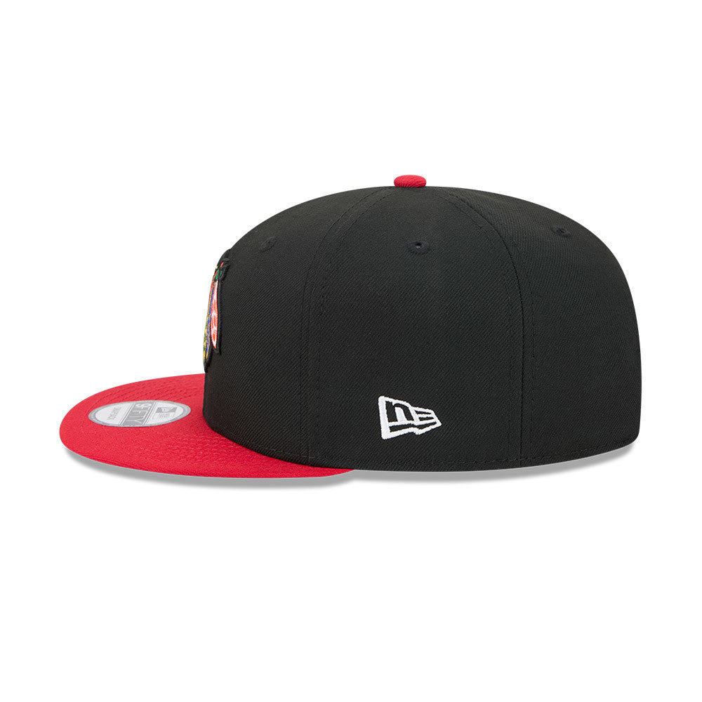 Chicago Blackhawks New Era 9FIFTY Black/Red Snapback Hat