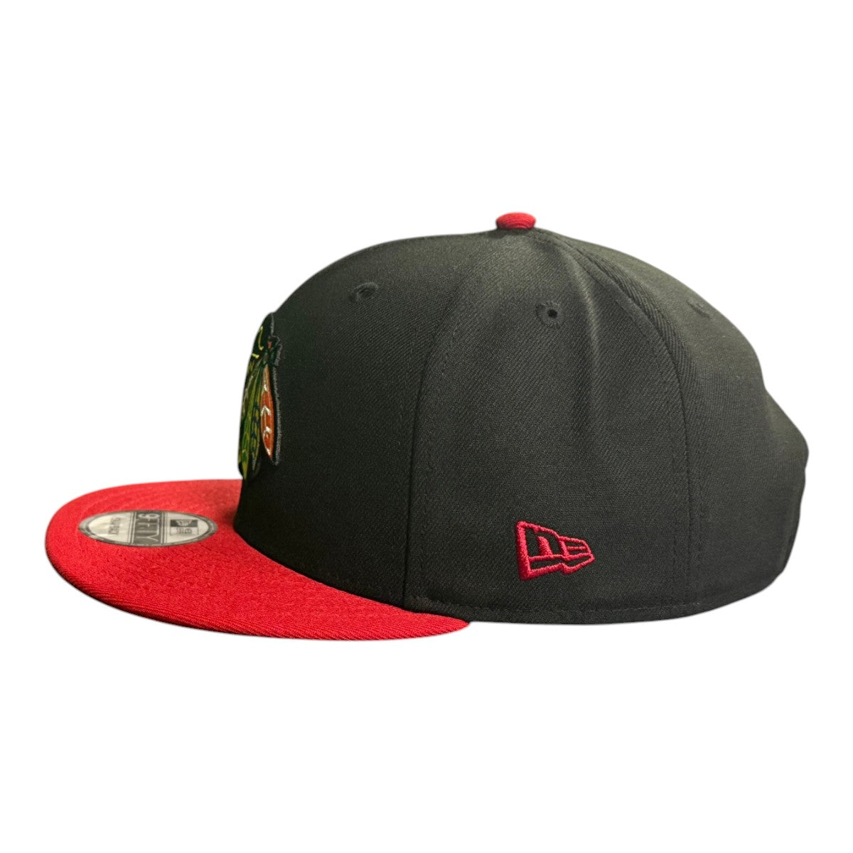 Chicago Blackhawks New Era 9FIFTY Black/Red Snapback Hat