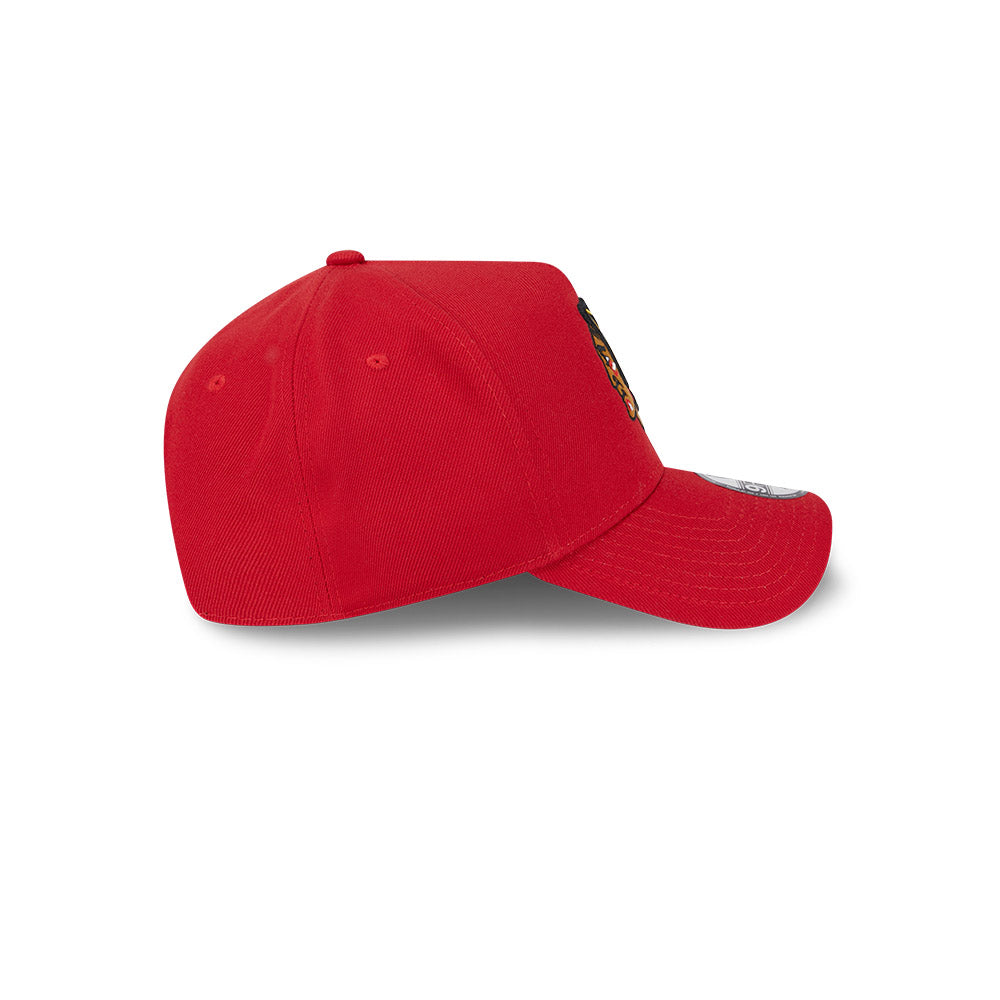 Chicago Blackhawks New Era 9FORTY A-Frame Red Adjustable Hat
