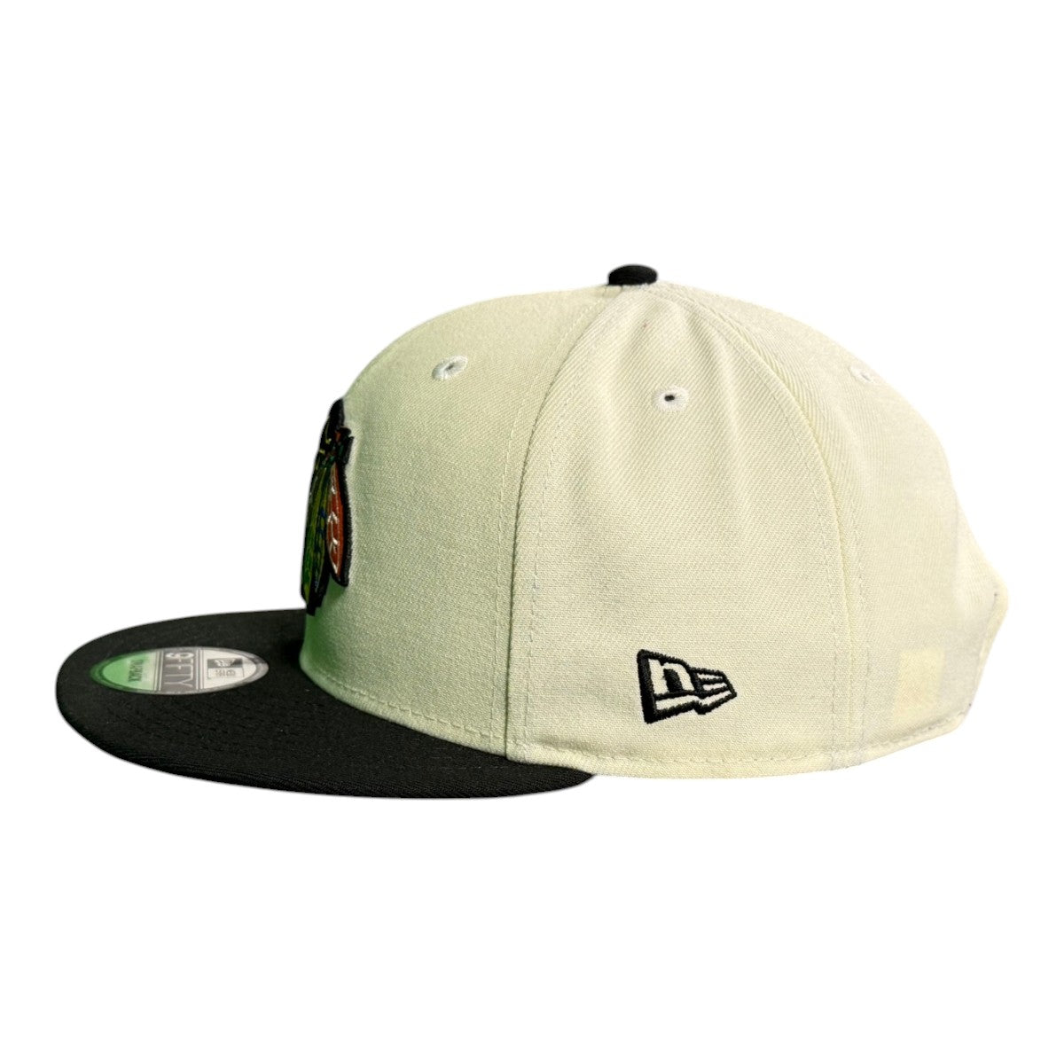 Chicago Blackhawks New Era Chrome/Black 9FIFTY Snapback Hat