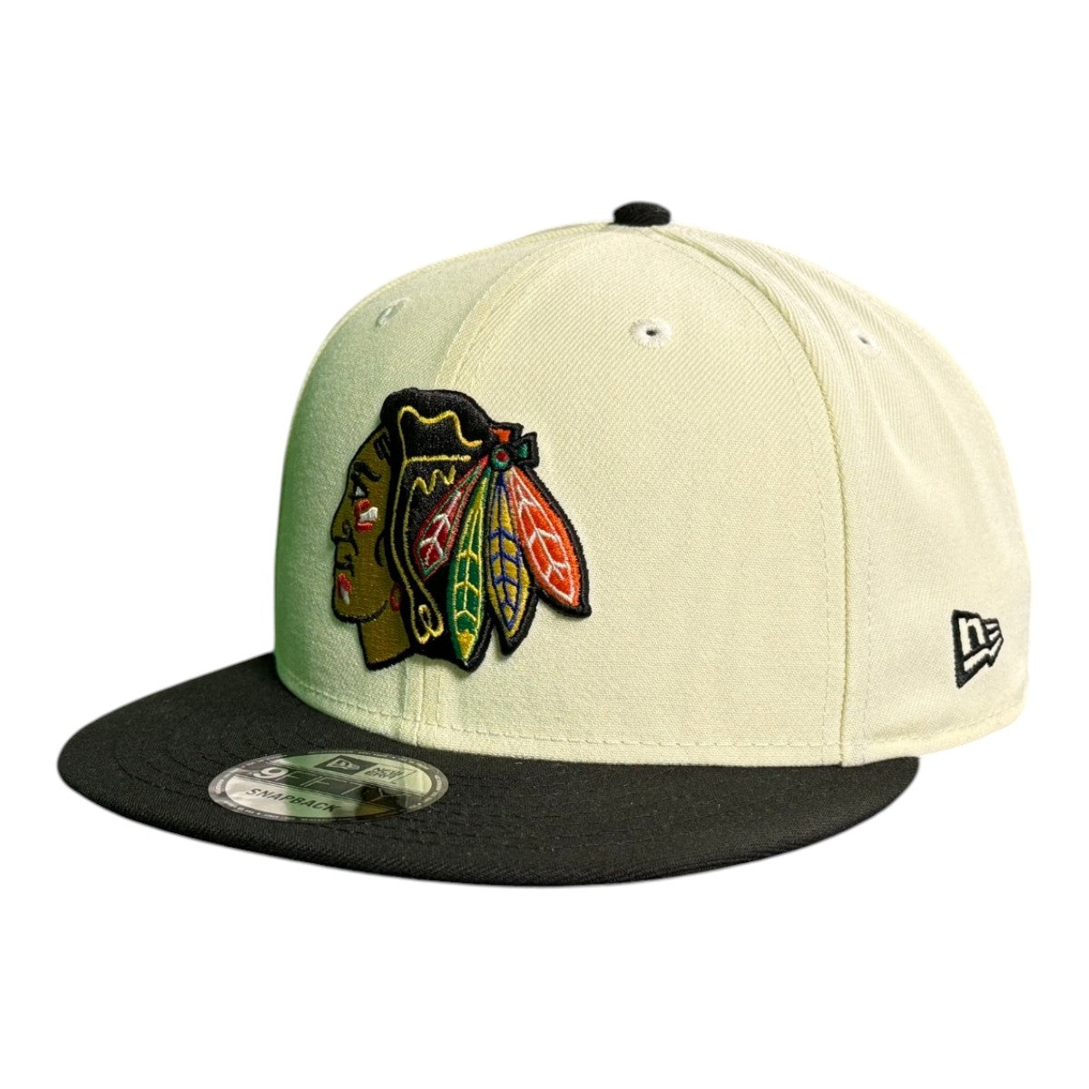 Chicago Blackhawks New Era Chrome/Black 9FIFTY Snapback Hat