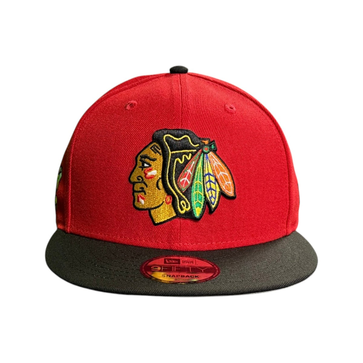 Chicago Blackhawks Red/Black Two Toned New Era 9FIFTY Snapback Hat