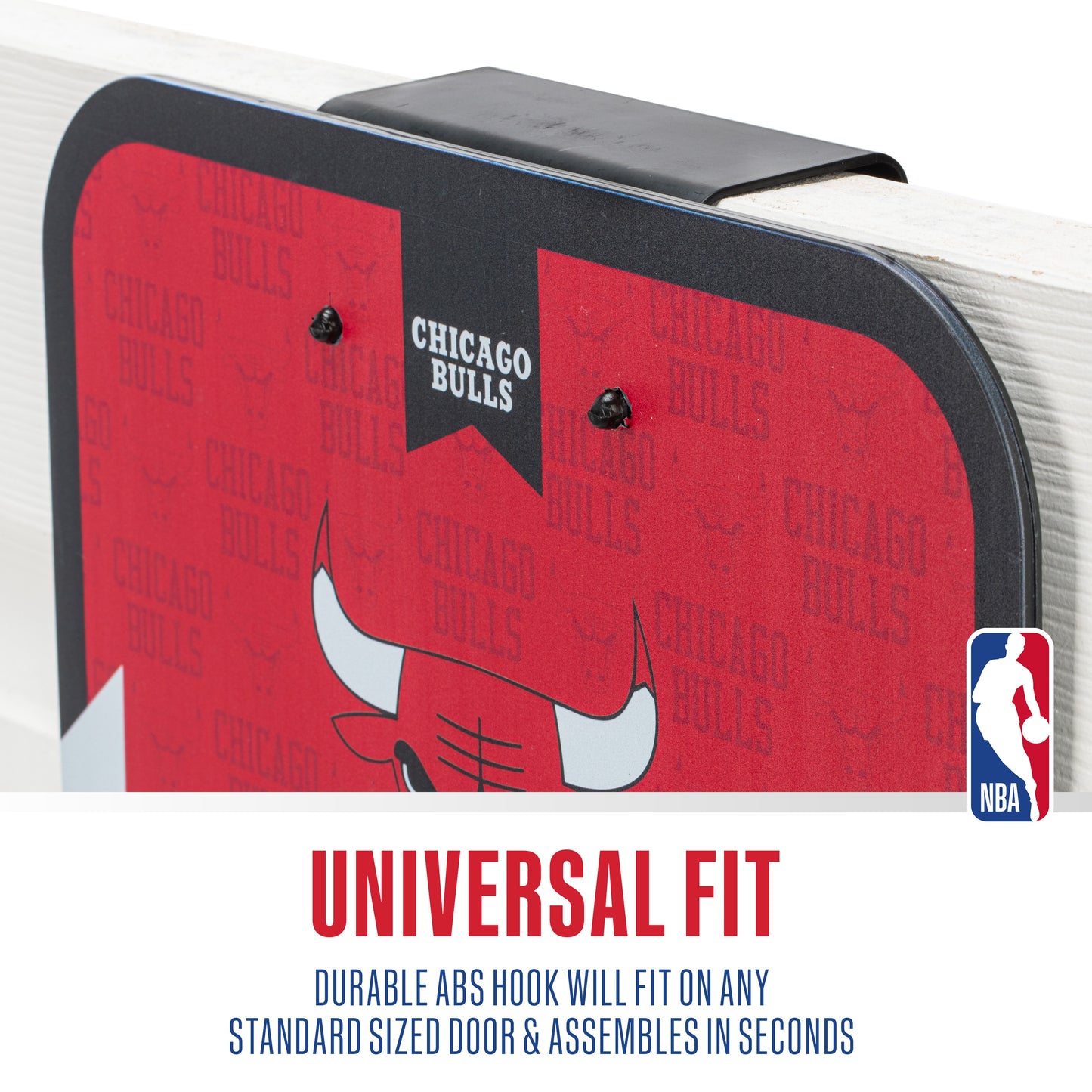 Chicago Bulls Mini Hoop Over The Door