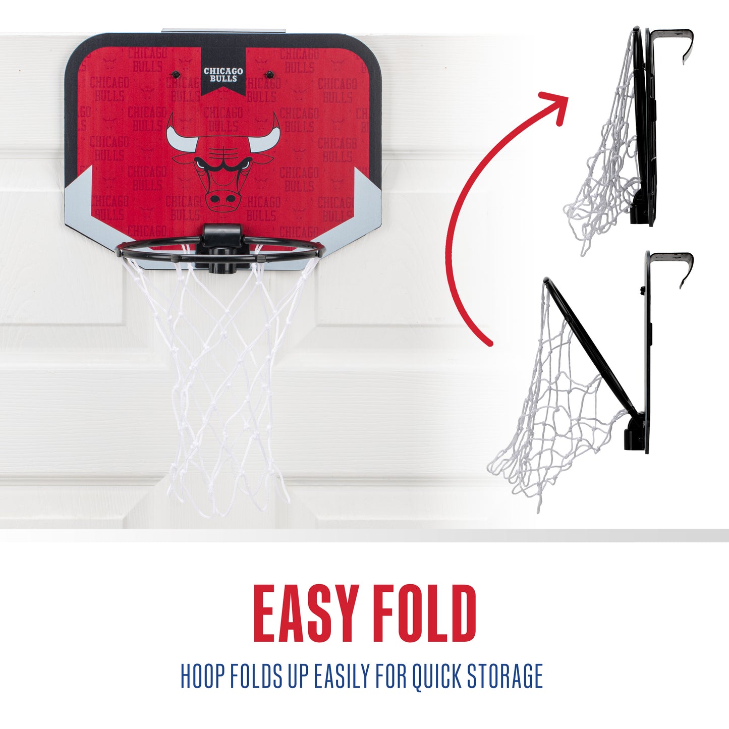 Chicago Bulls Mini Hoop Over The Door