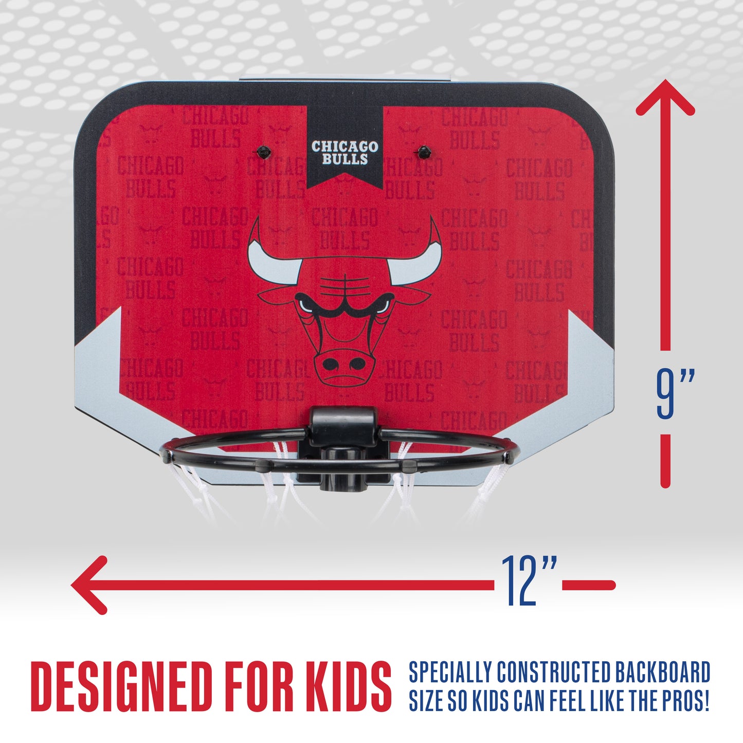 Chicago Bulls Mini Hoop Over The Door