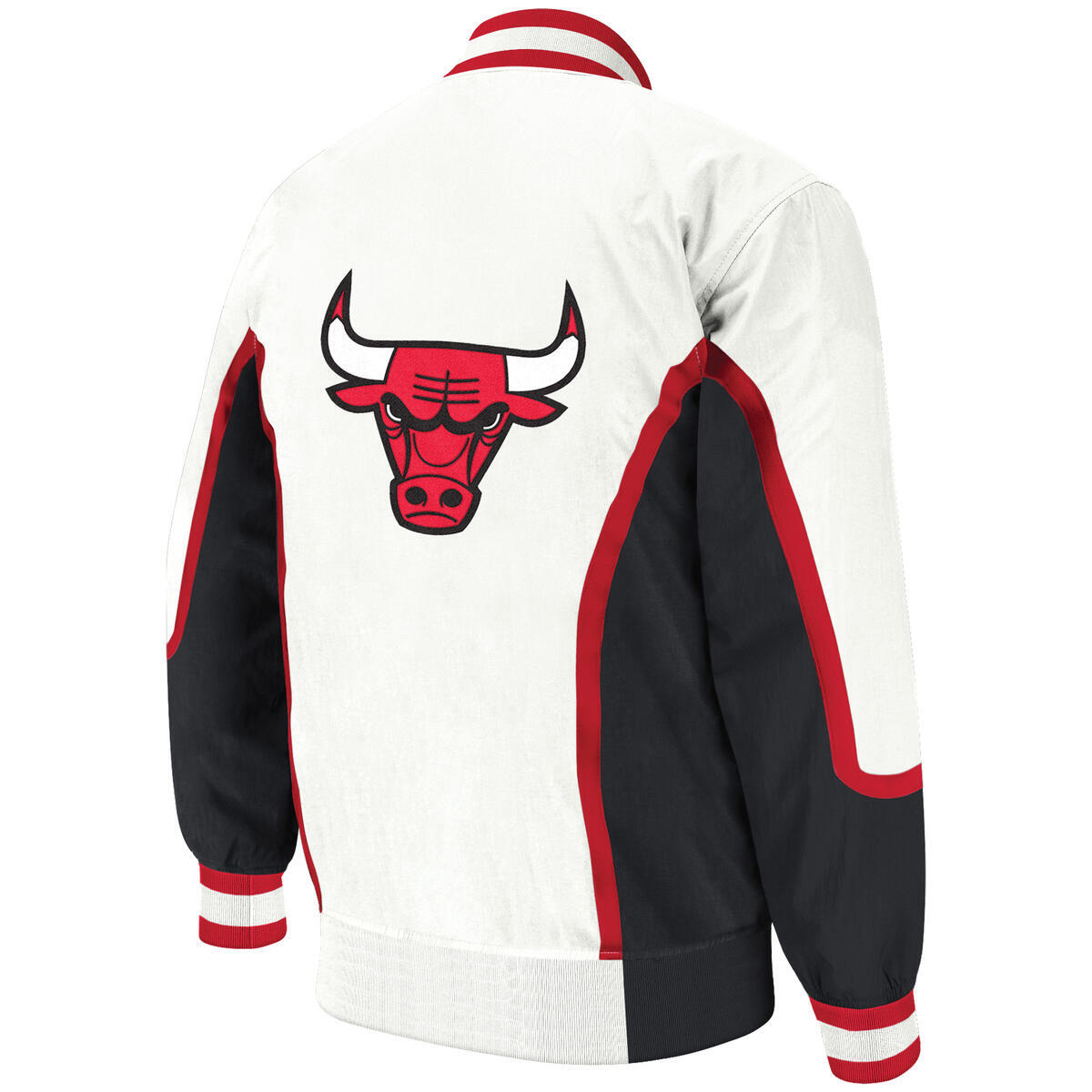 Chicago Bulls Mitchell & Ness White Authentic Warm Up Jacket