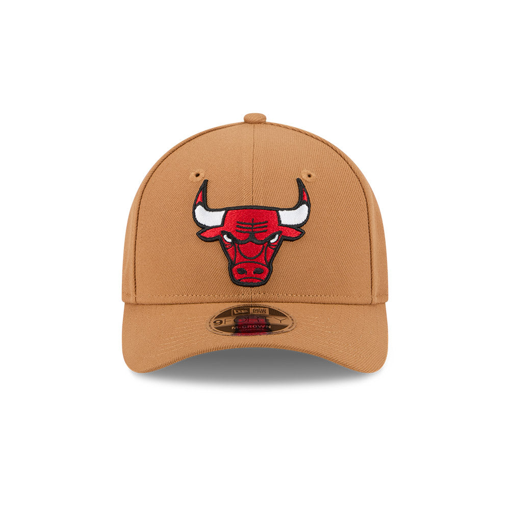 Chicago Bulls New Era 9FORTY M-Crown LBZ Khaki Adjustable Hat