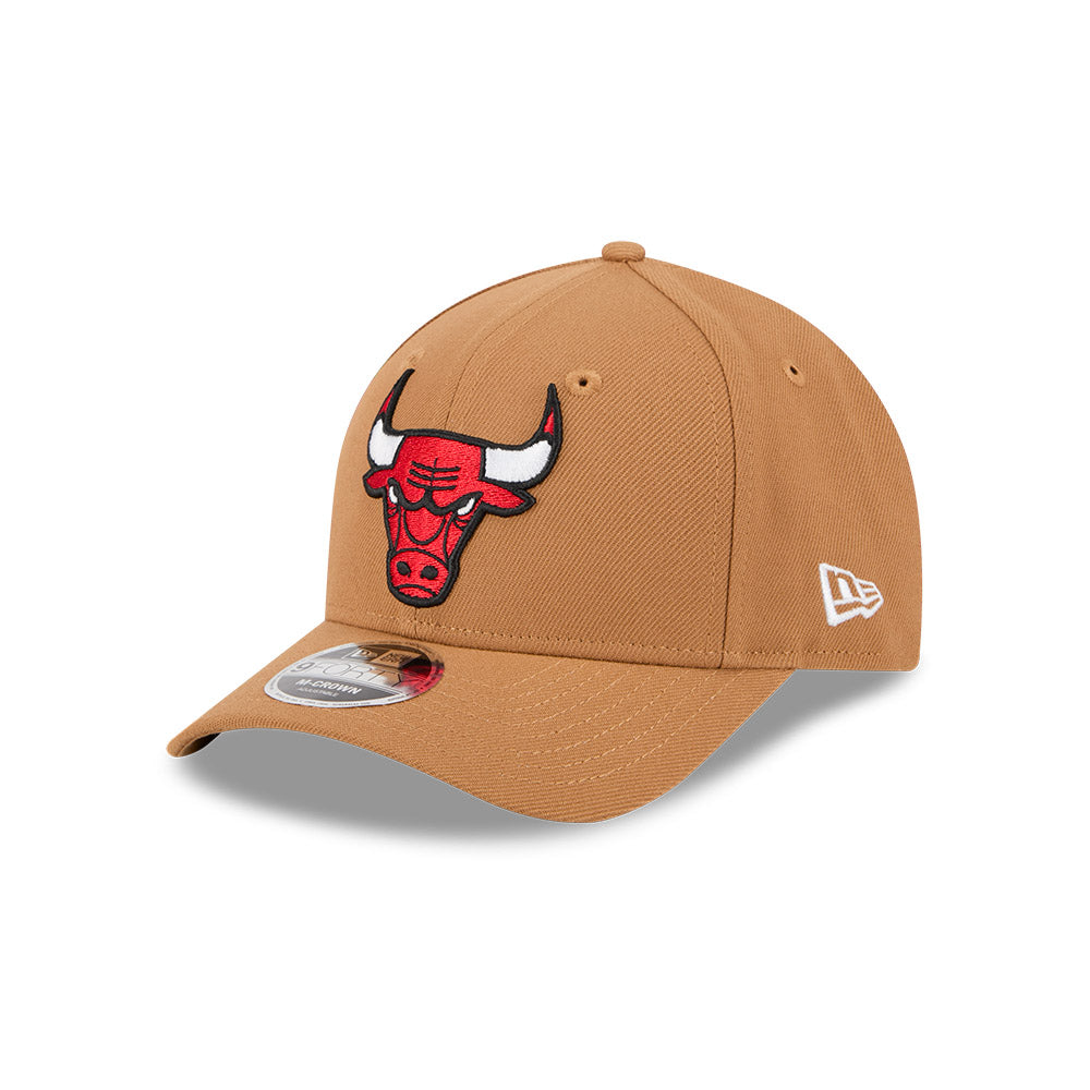 Chicago Bulls New Era 9FORTY M-Crown LBZ Khaki Adjustable Hat