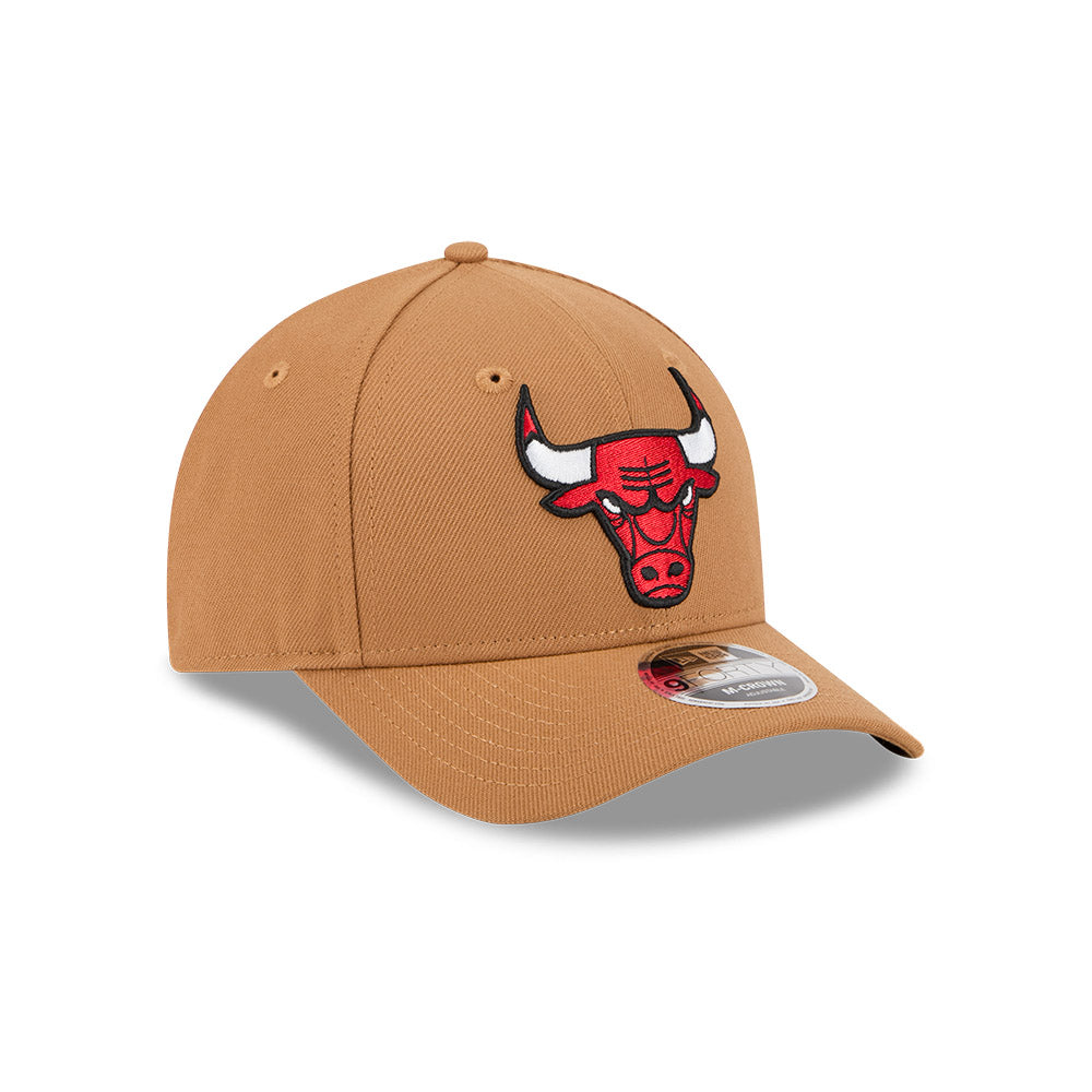 Chicago Bulls New Era 9FORTY M-Crown LBZ Khaki Adjustable Hat