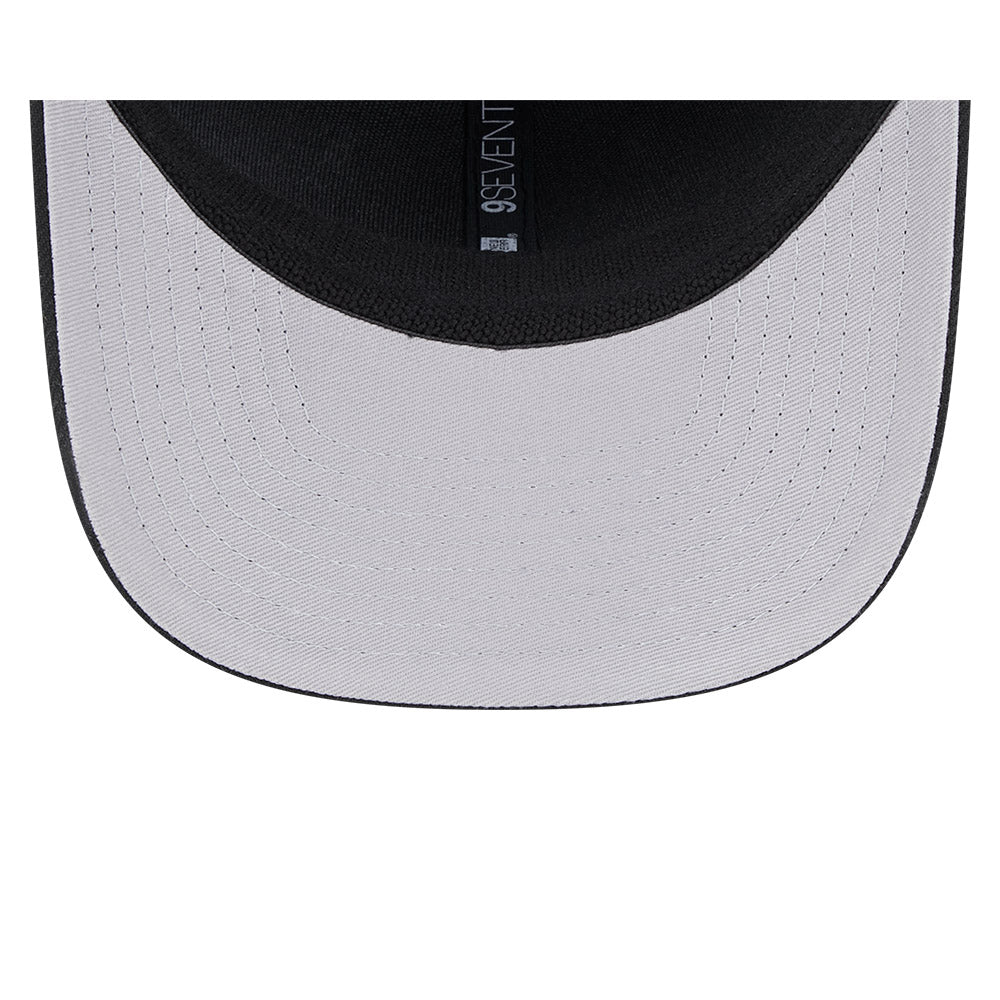 Chicago Bulls New Era 9SEVENTY Black Poly Stretch-Snap Adjustable Hat