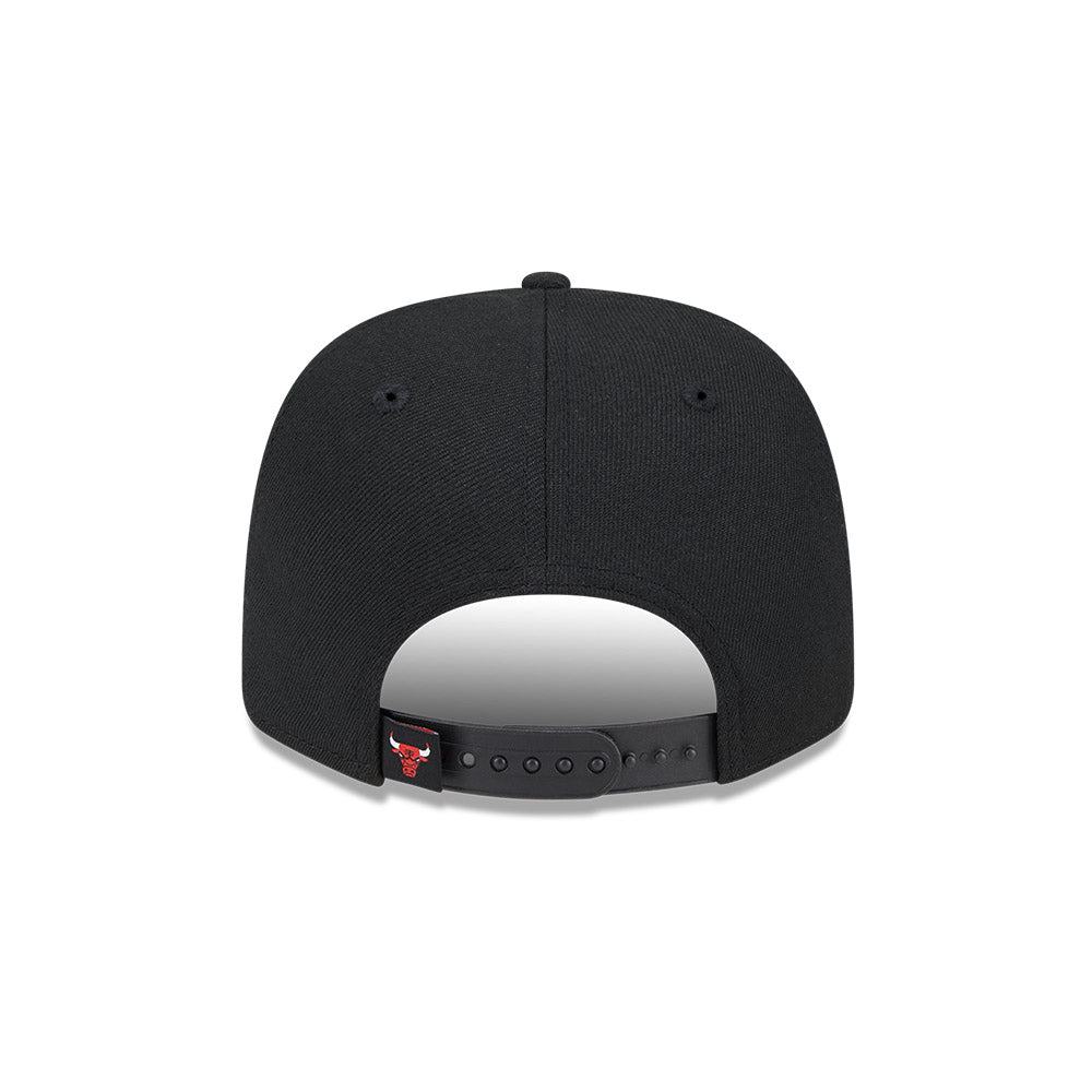 Chicago Bulls New Era 9SEVENTY Black Poly Stretch-Snap Adjustable Hat