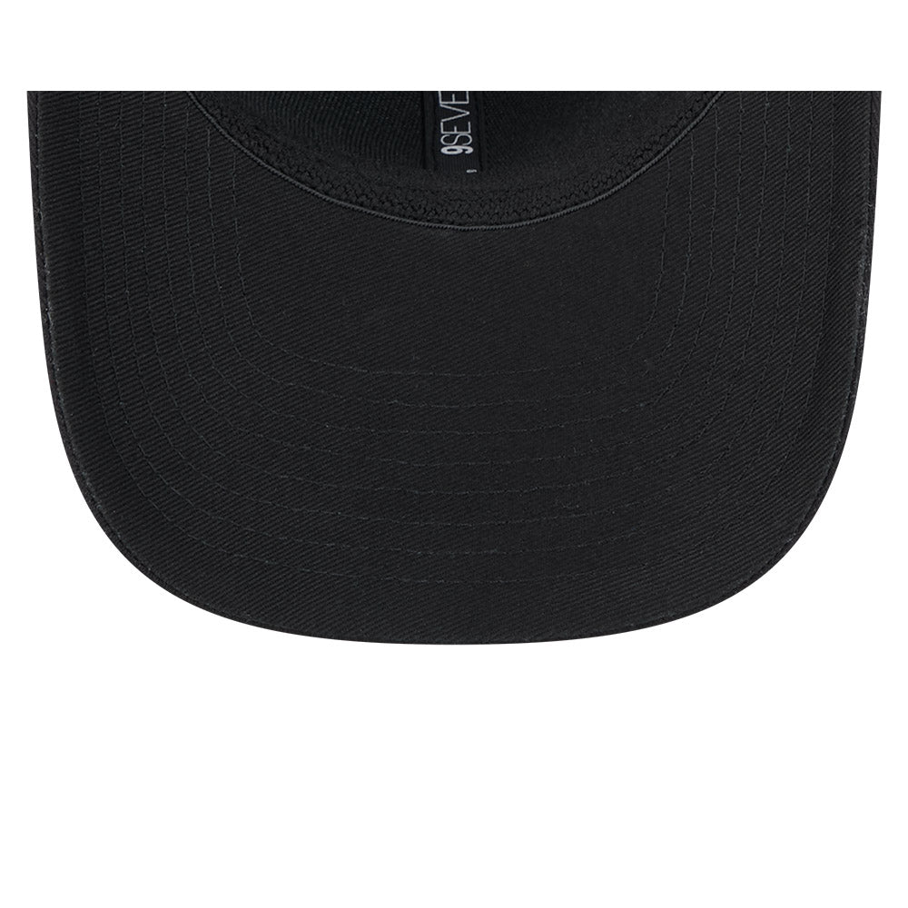 Chicago Bulls New Era 9SEVENTY Black Wordmark Stretch-Snap Adjustable Hat