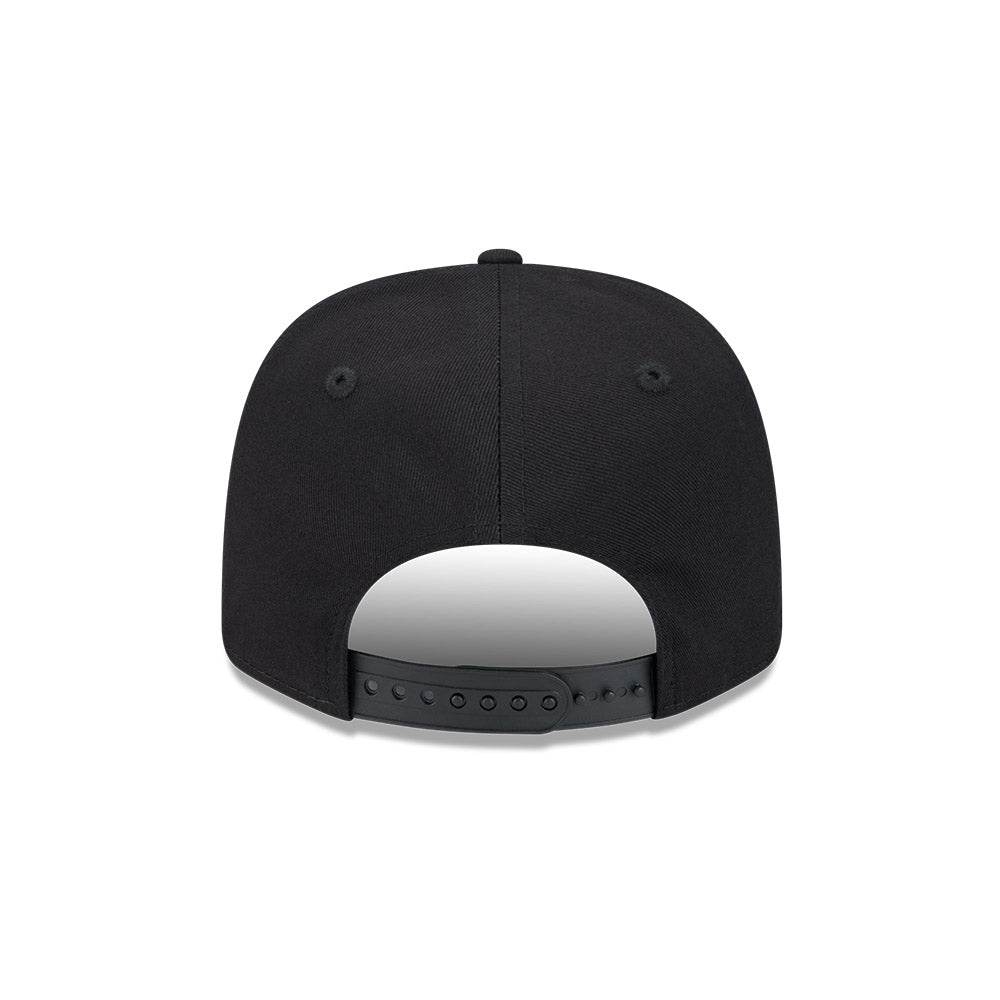 Chicago Bulls New Era 9SEVENTY Black Wordmark Stretch-Snap Adjustable Hat