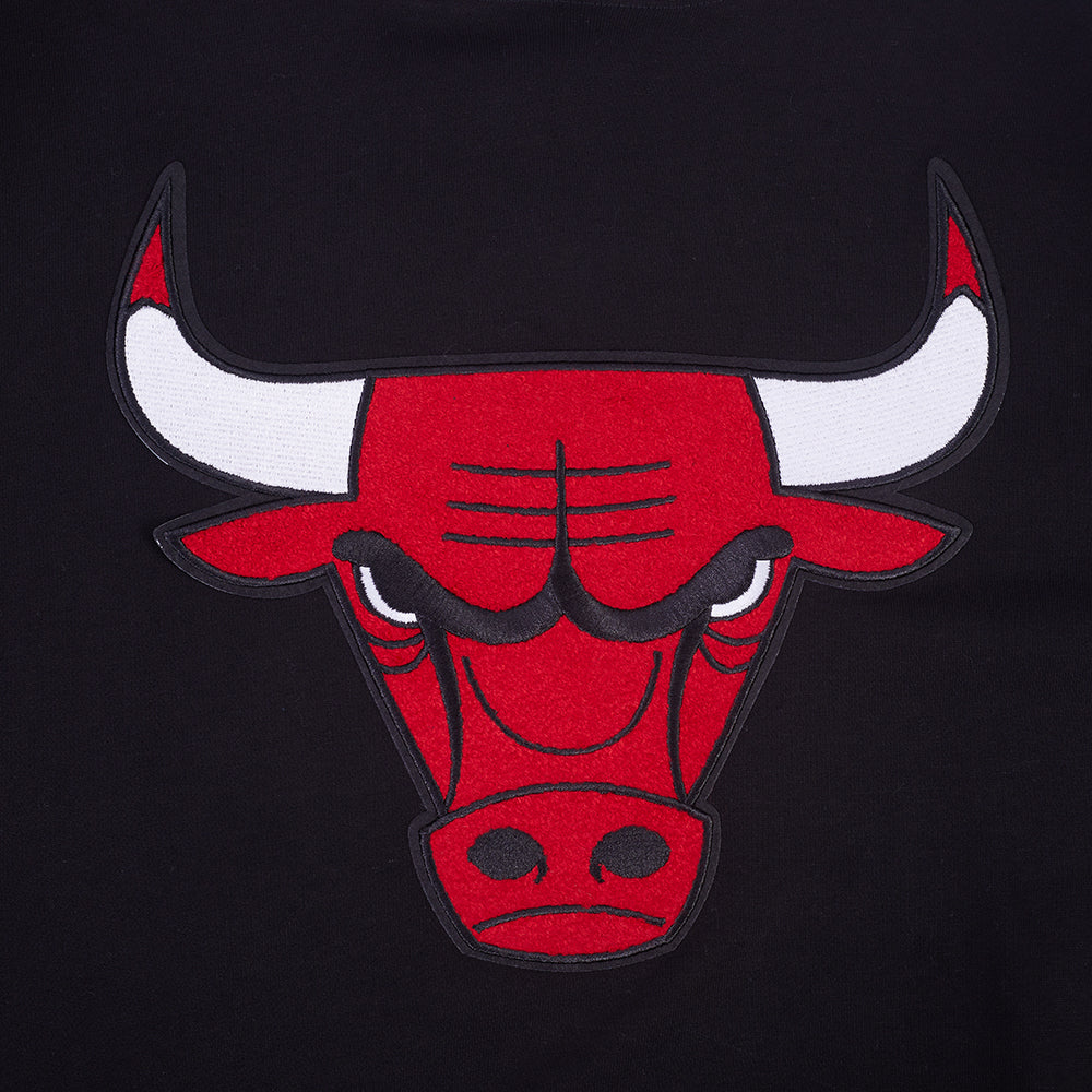 Chicago Bulls Pro Standard Black Retro Classic Rib Hoodie
