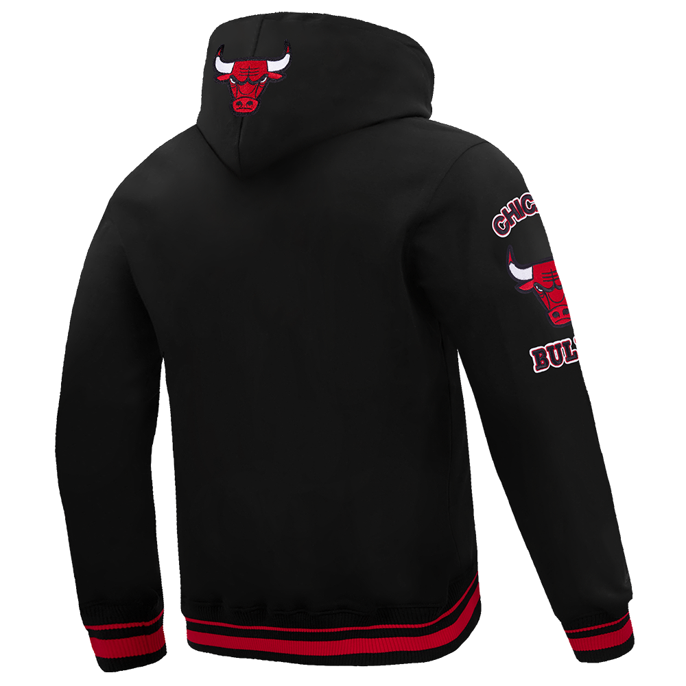 Chicago Bulls Pro Standard Black Retro Classic Rib Hoodie