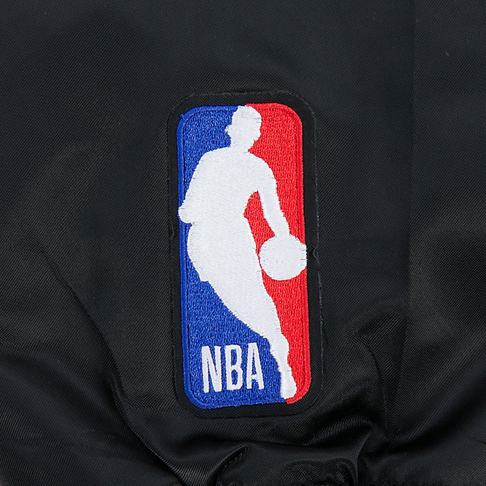 Chicago Bulls Pro Standard Black Satin Letterman Jacket