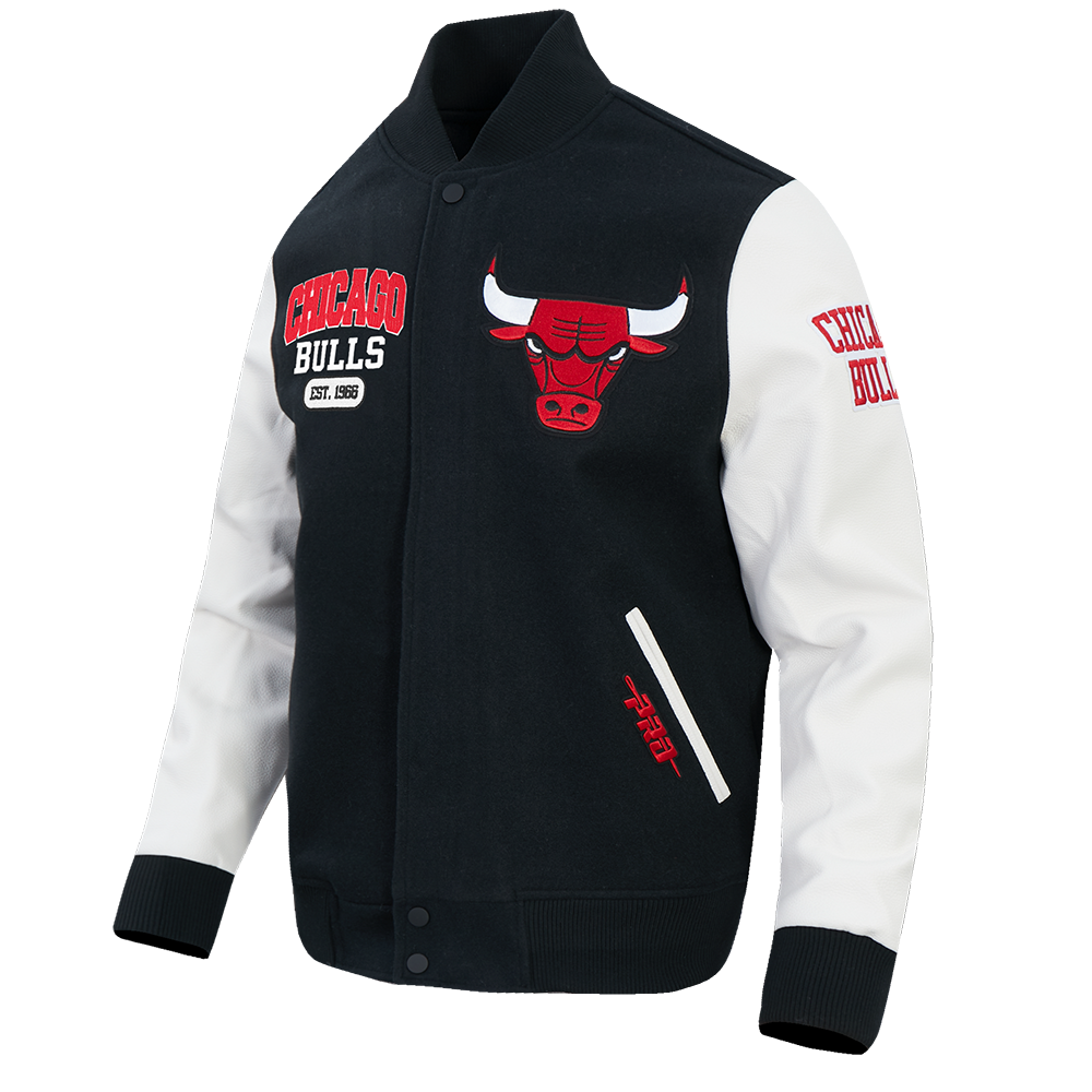 Chicago Bulls Pro Standard City Arch Wool Varsity Jacket
