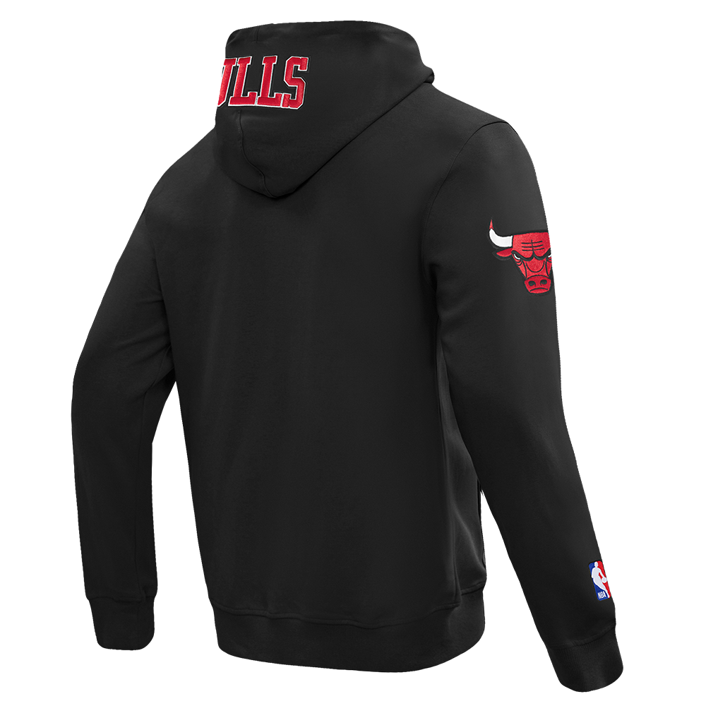 Chicago Bulls Pro Standard Men's Black Classic Woven Full Zip Hoodie