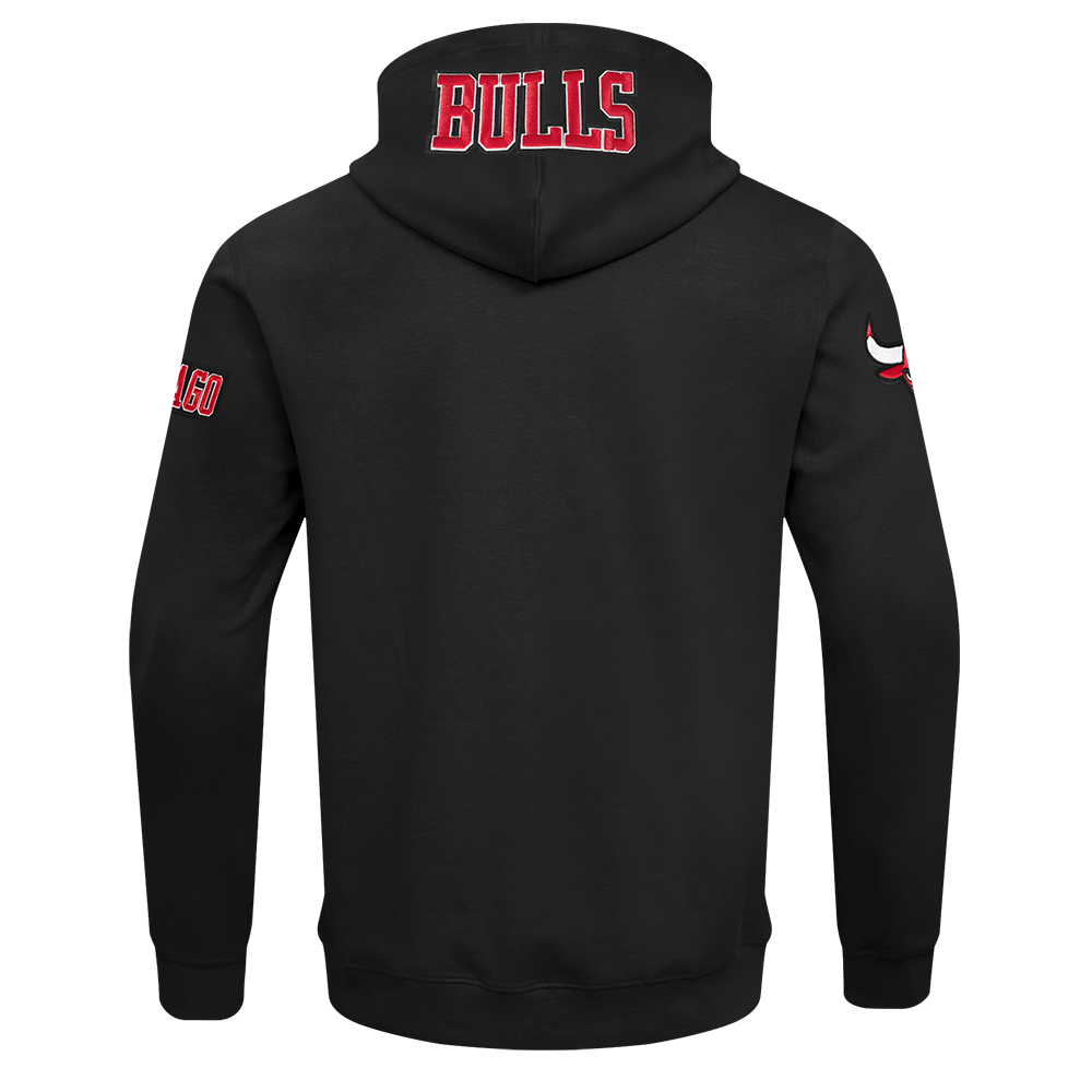 Chicago Bulls Pro Standard Men's Black Classic Woven Full Zip Hoodie