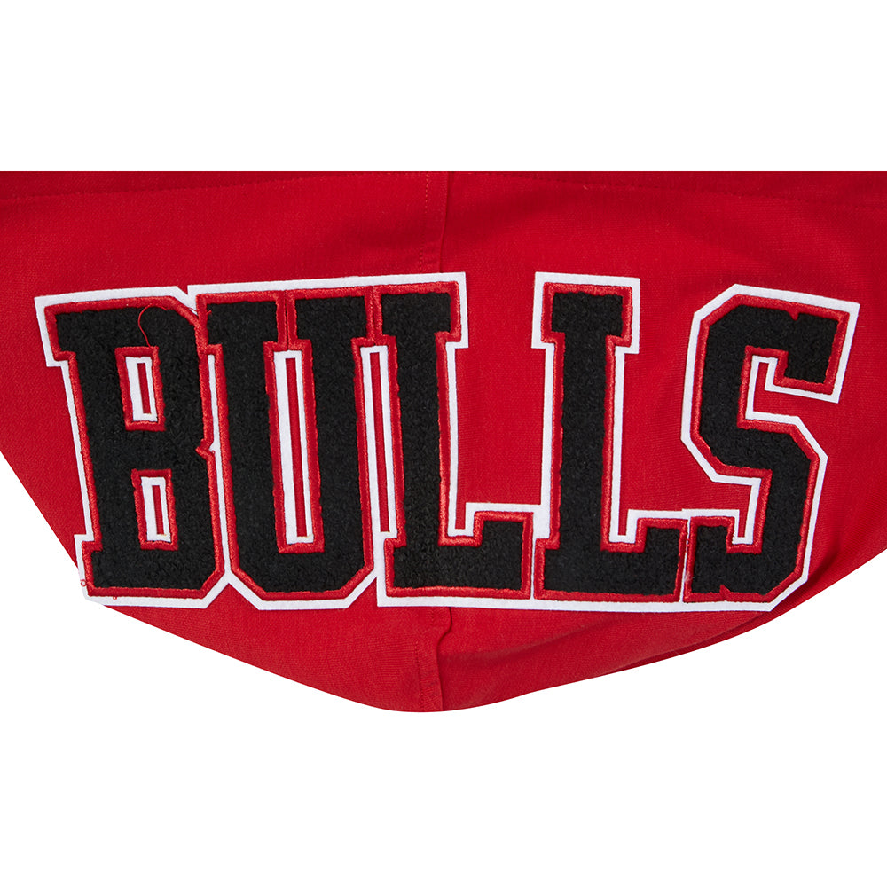 Chicago Bulls Pro Standard Men's Red Classic Chenille Full Zip Hoodie