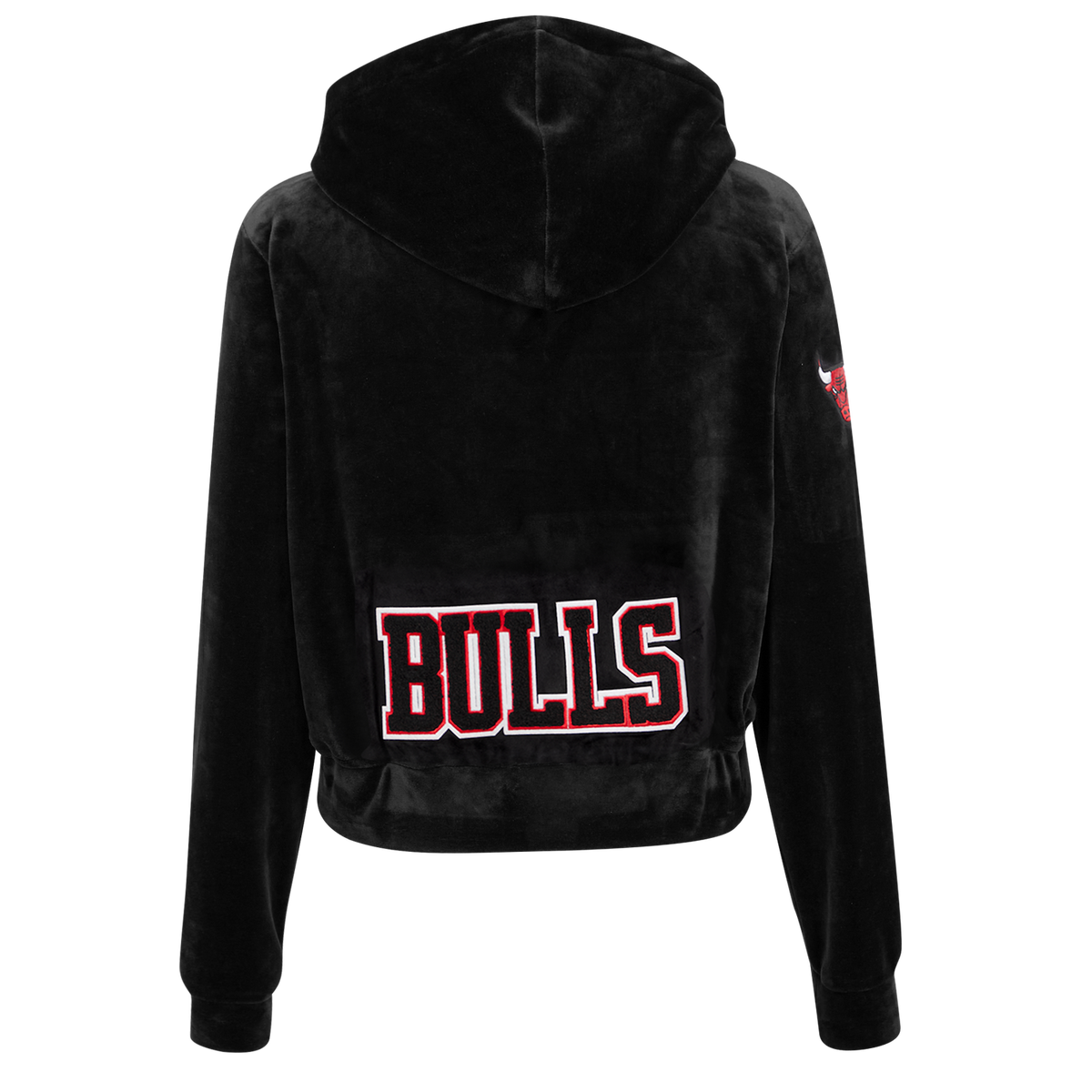 Chicago Bulls Pro Standard Women's Velour Full Zip Hoodie