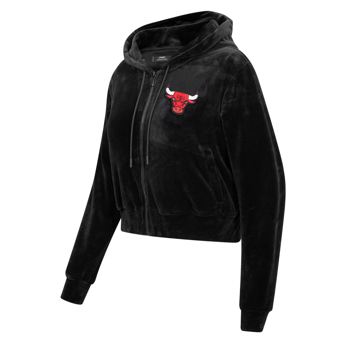Chicago Bulls Pro Standard Women's Velour Full Zip Hoodie